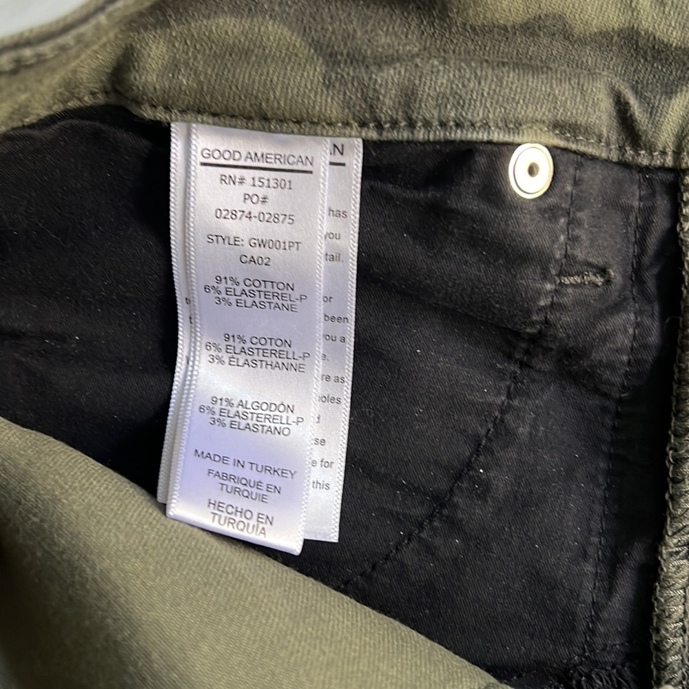 Good American Good Waist Camo Skinny Jeans - Picture 3 of 3